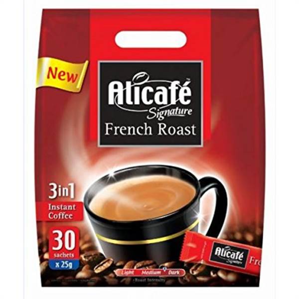 Ali Cafe Signature French Roast 3 in 1 Instant Coffee (30 sachets) Imported